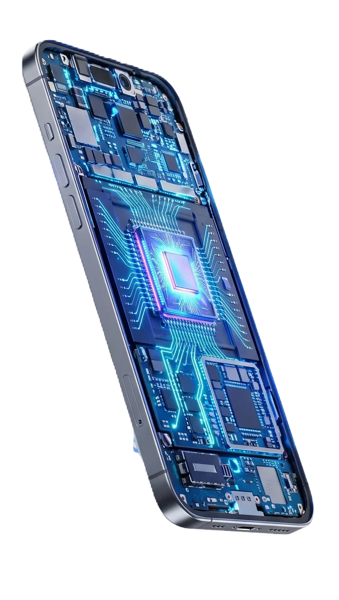 Phone front internals